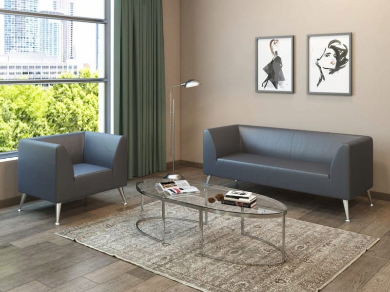 مبل چستر طوسی تیره و روشن؛ ترک مخمل طبی شیک luxury