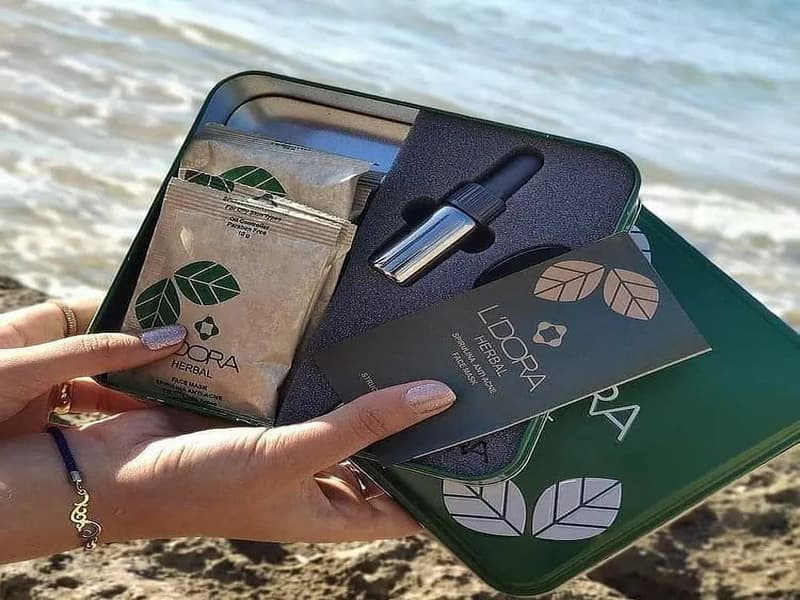 ماسک پودری جلبک اسپیرولینا لدورا؛ طبیعی مناسب رفع جوش حاوی ویتامین A B C 