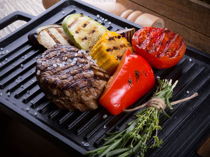 دستگاه گریل نوا؛ فولاد آلیاژی (اسنک کباب ساندویچ) مشکی خاکستری