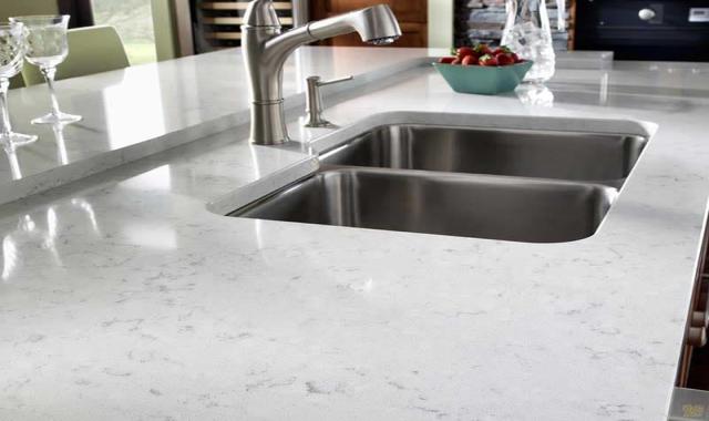 سنگ مصنوعی کابینت؛ عایق آب رطوبت 2 رنگ سفید کرم Cabinet