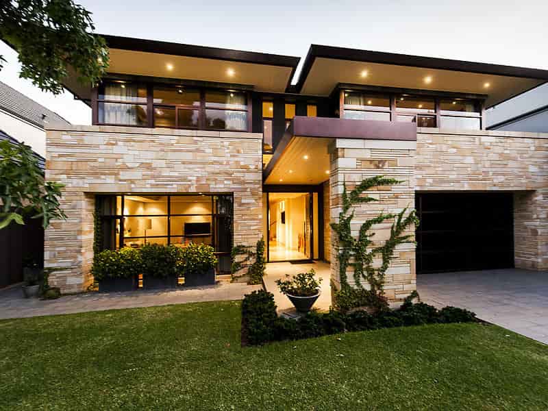 سنگ نمای ساختمان ارزان؛ ضخامت استاندارد 2 نوع مات براق قابل شستشو