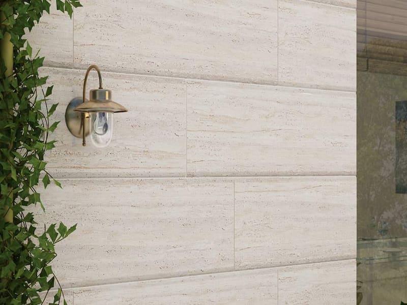 سرامیک طرح سنگ برای نما؛ ساده دارای سطح صاف صیقلی ceramic