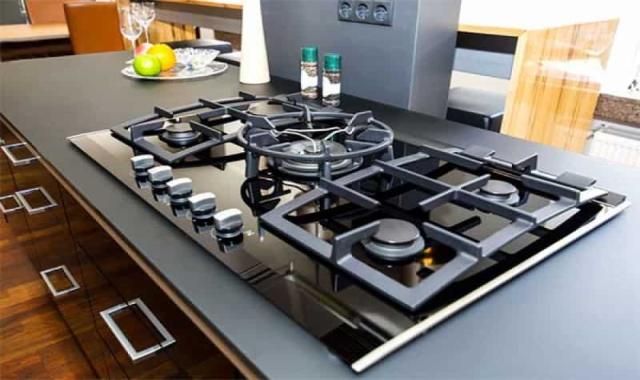 اجاق گاز ساده بدون فر؛ پایه محکم (4 5) شعله رویه چدنی Steel