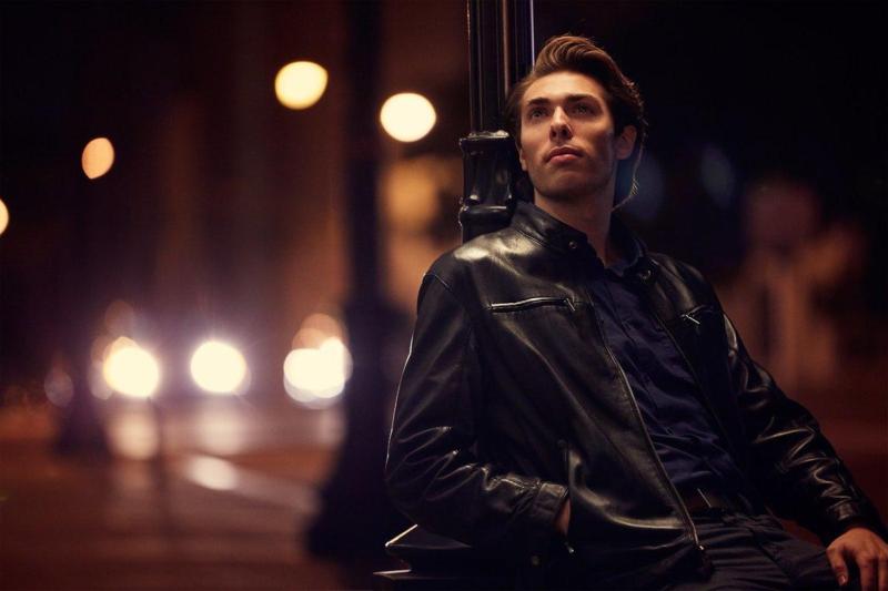 کاپشن پسرانه چرم؛ زیپی دو لایه ای وزن 500 گرم طرح ساده کلاسیک ضدآب