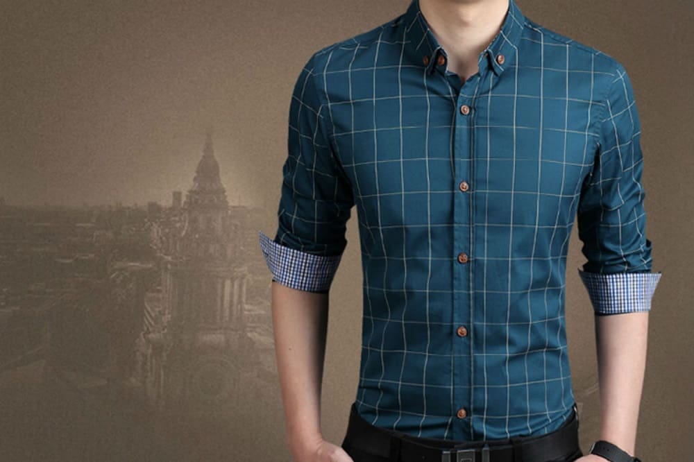 پیراهن مردانه چهارخانه؛ الیاف طبیعی شیک ضد چروک diverse