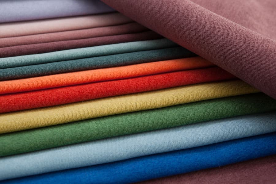 پارچه مبلی مازراتی و پورشه؛ پلی استر مخملی 3 رنگ آبی طوسی صورتی