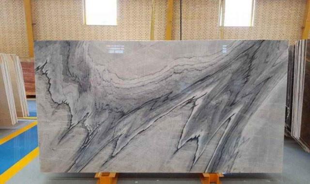 سنگ مرمر بین کابینتی؛ قابل برش 2 رنگ سفید سبز Decorative