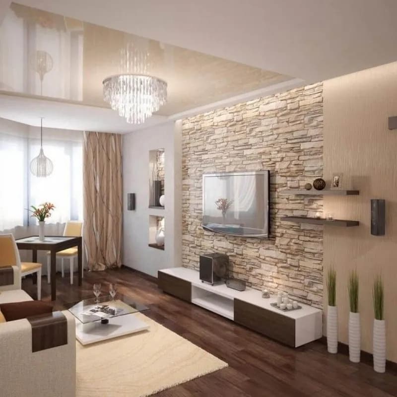 سنگ تزئینی برای دیوار پذیرایی؛ طبیعی 2 نوع گرانیت مرمر