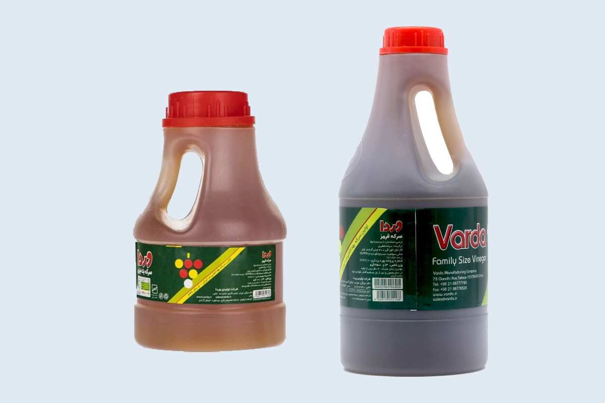 سرکه وردا ۴ لیتری؛ میوه انگور سفید قرمز مایع چیپس ترشی vinegar