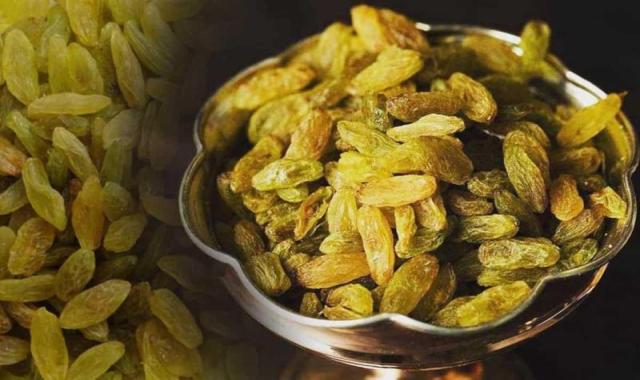 کشمش زرد و سبز؛ رفع عفونت 2 نوع تیزابی طبیعی Iron