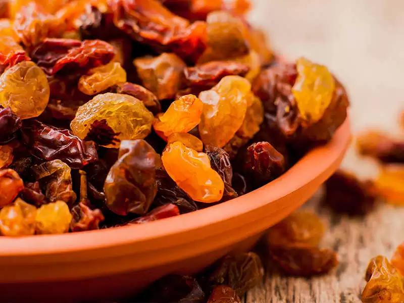 کشمش انگوری؛ فاقد مواد نگهدارنده 2 نوع آفتابی سایه Vitamin