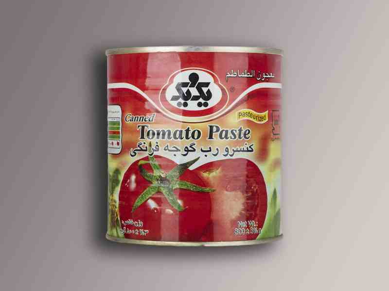 رب گوجه فرنگی 800 گرمی؛ شیشه ای استریلیزه 2 کاربرد خورشت آبگوشت