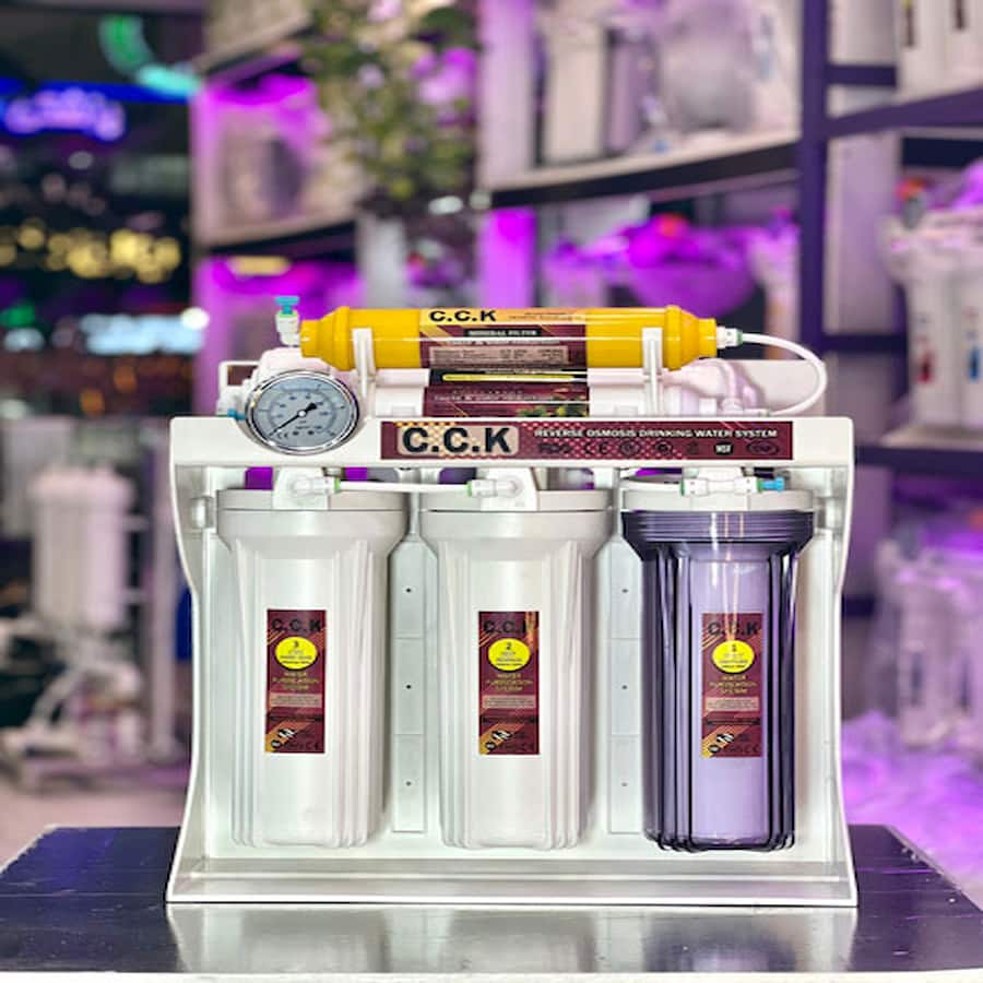 دستگاه تصفیه آب cck؛ اسمز معکوس فیلتر مینرال مخزن 16 لیتری Taiwan