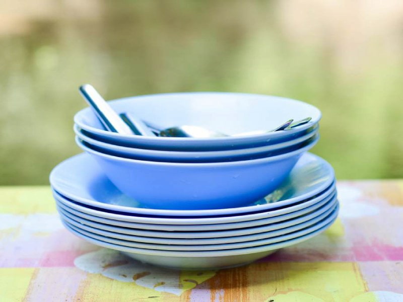 سرویس ملامین 6نفره؛ جهیزیه پلاستیک فشرده لعاب دار بسته بندی فله Melamine