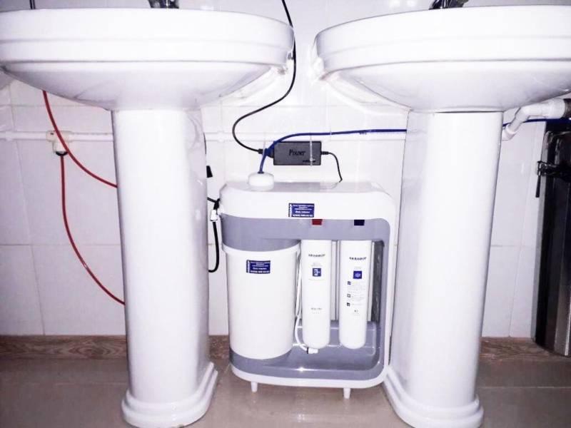 دستگاه تصفیه آب آکوا اسپرینگ؛ کلمنی رومیزی 2 فیلتر کربنی الیافی Aqua Spring