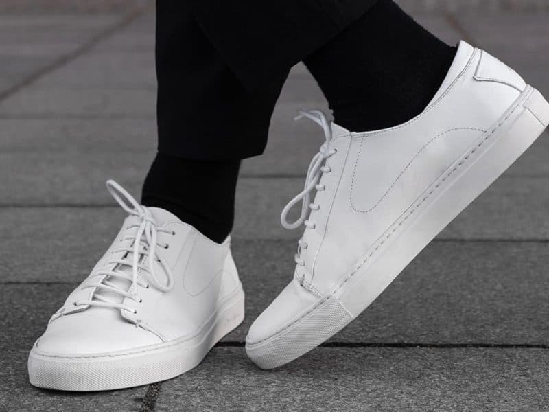 چرم بوفالو سفید مردانه؛ شیری (اداری مجلسی) اکسسوری کیف کفش