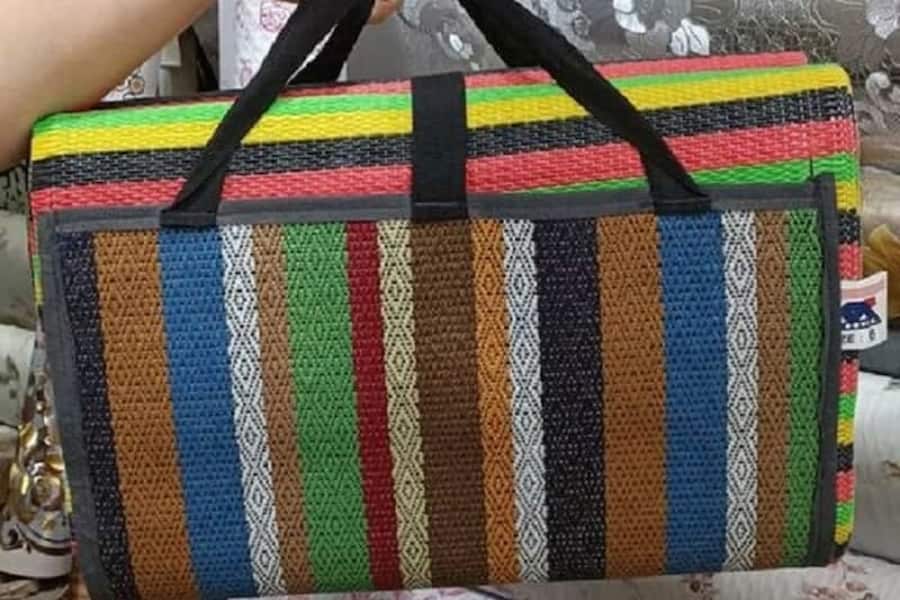 زیرانداز حصیری 6متری(زیلو) صنایع دستی اصفهان یزد (دستی کارخانه ای) پیک نیک