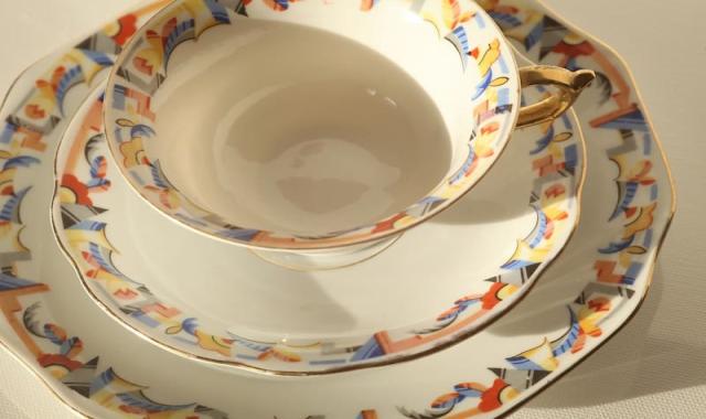 ظروف چینی رنگی فانتزی؛ لعاب دار مدرن (2 8 12) نفره مقاوم Fancy