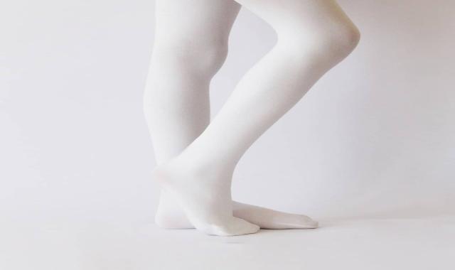 جوراب شلواری زنانه سفید؛ ساپورت شیک مجالس مهمانی socks