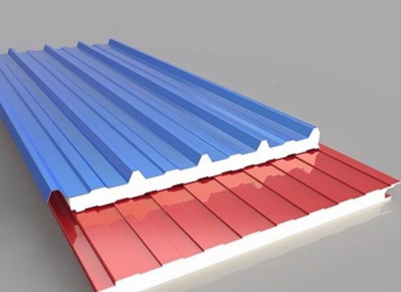 ساندویچ پانل کناف؛ آلومینیومی ضد آب سردخانه کارخانه 2 نوع سقفی دیواری