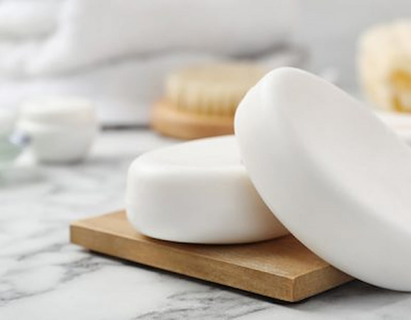 صابون بچه کاپوس؛ لطیف کننده رفع خشکی 3 رنگ آبی صورتی یاسی