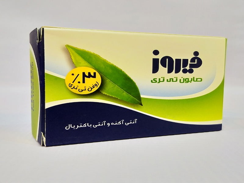 صابون تی تری فیروز؛ نرم کننده ضد التهاب مناسب بدن Turquoise