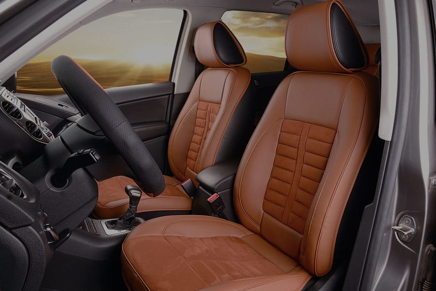 چرم روکش صندلی؛ نانو پلیمر طبیعی 2 رنگ مات براق تمیز راحت طول عمر بالا