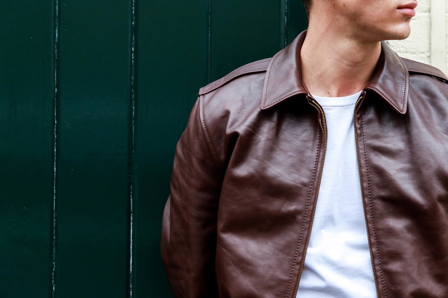 کت چرم مردانه؛ اداره رسمی رنگ تیره 3 جنس اسب گاو گوسفند محکم انعطاف