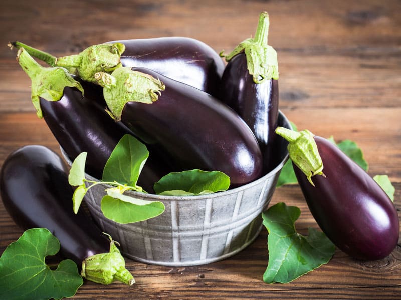 بادمجان در میدان شیراز؛ ارگانیک کلسیم پتاسیم ویتامین A C