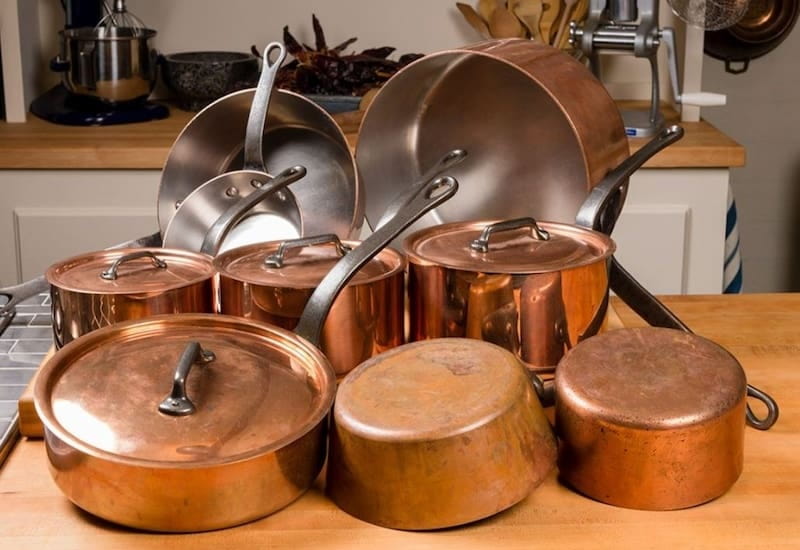 ظروف مسی ورکاده؛ آشپزی خواص دارویی بادوام نارنجی dish