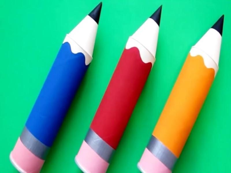 جامدادی شکل مداد؛ پلاستیکی پارچه ای خودکار خط کش زیپ دار pencil