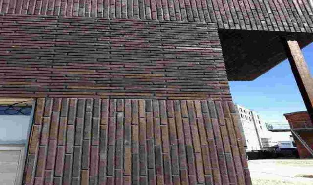 سنگ لاشه دیوار چینی؛ مالون ورقه ای طرح متنوع 3 رنگ جگری زرد نارنجی Chinese wall