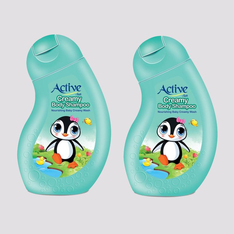 شامپو بدن بچه؛ اکتیو مایع 2 رنگ زرد سبز آبی اوه صحت Iran