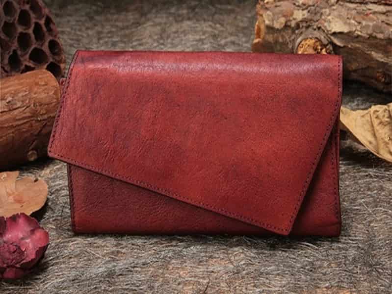 کیف پول زنانه شیک؛ طول عمر بالا دکمه زیپ طبیعی مصنوعی