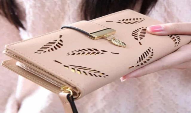 کیف پول زنانه مجلسی؛ انعطاف پذیر زیپ مگنت طبیعی مصنوعی Bag