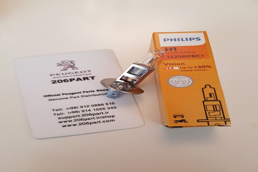 لامپ فیلیپس پراید؛ رشته تنگستنی دو فیش halogen