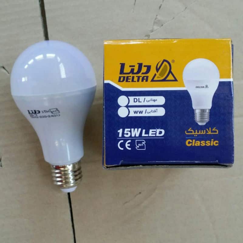 لامپ مهتابی دلتا؛ شکل U دیواری سقفی پلاستیکی lamp