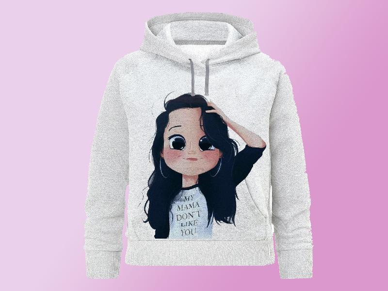 هودی دخترانه زمستانی؛ کلاه دار زیپی 3 جنس پشم نخ پلی استر XL