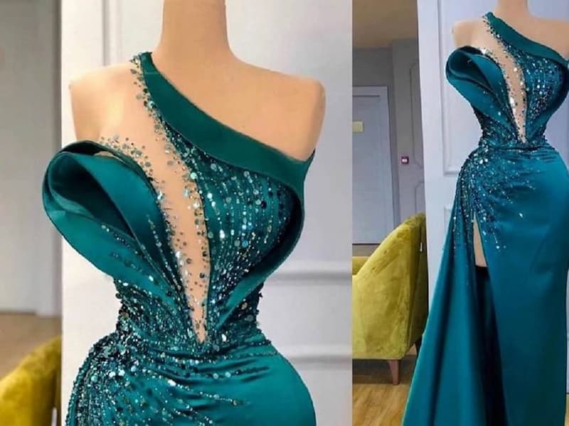 لباس مجلسی در شیراز؛ شیک 2 جنس پارچه ساتن گیپور قابل شست شو