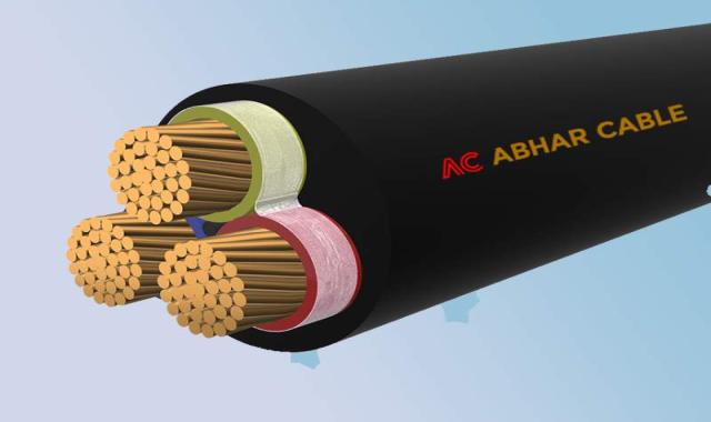 کابل ضد حریق ابهر؛ قرمز آبی 2 نوع پی وی سی پلی وینیل کلراید Abhar