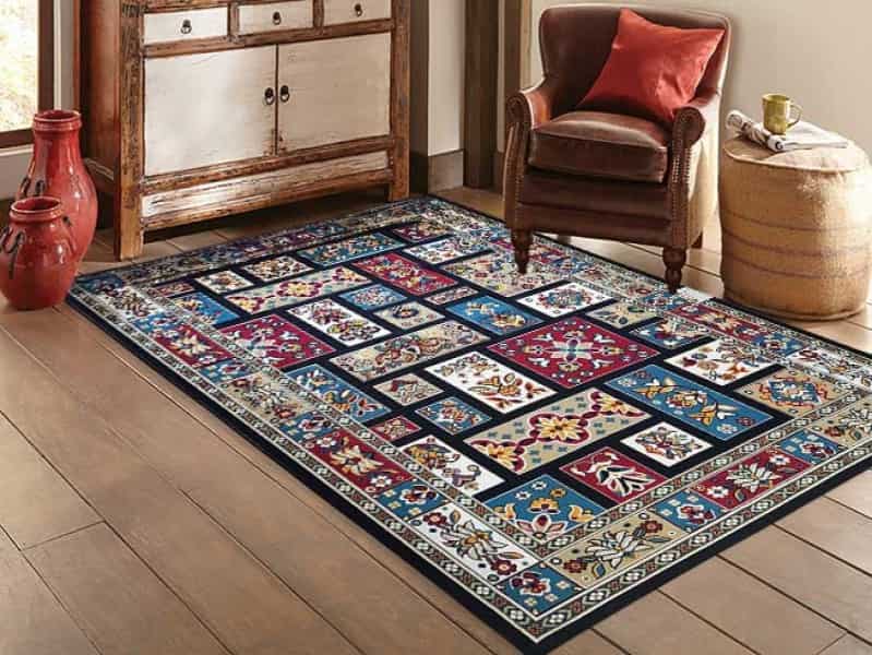 گلیم فرش شادلین؛ بافت نرم مواد خام ظریف استحکام بالا Shadlin