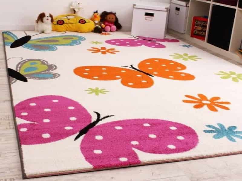 گلیم فرش فانتزی اتاق کودک؛ نرم 2 نوع پسرانه دخترانه قابل شستشو