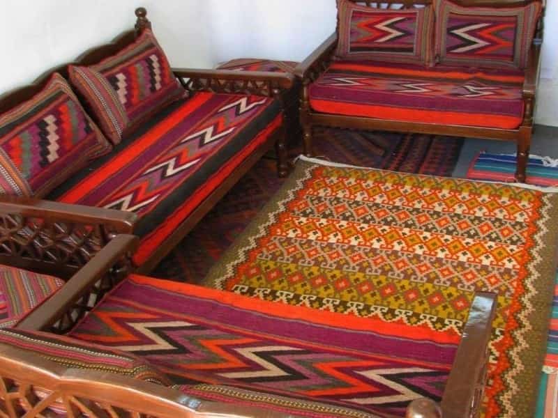 گلیم قشقایی جدید؛ دوام مقاومت بالا نخ مرغوب اصیل با معنی Qashqai