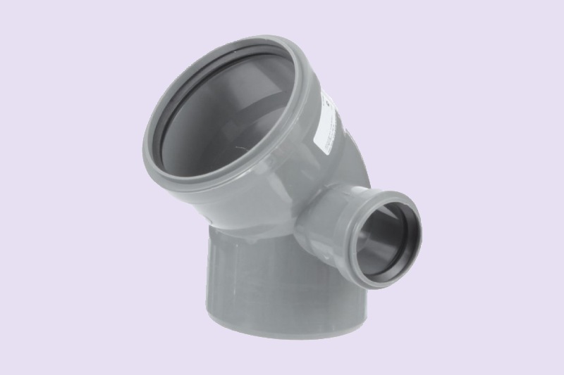 لوله و اتصالات پوش فیت؛ فلزی پلیمری (دو سر سوکت زانویی) پلی اتیلن Pvc