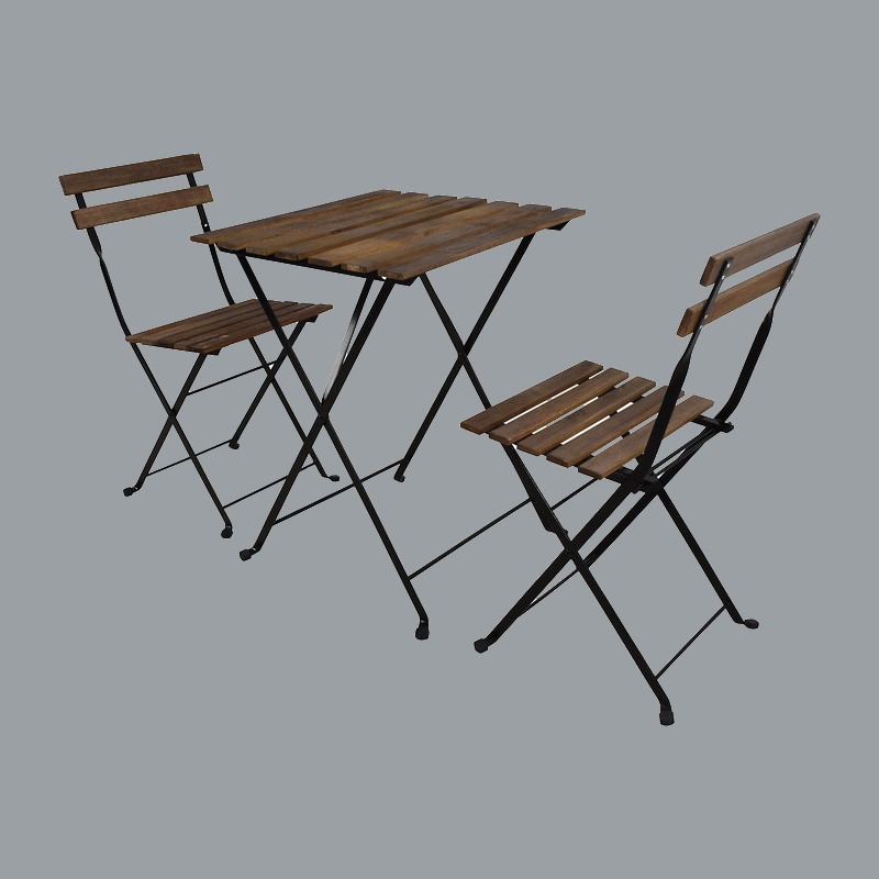 میز و صندلی غذاخوری تاشو؛ پلاستیکی کارولینا 3 رنگ سفید قرمز مشکی