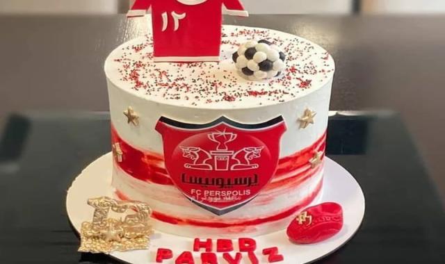 کیک تولد پسرانه؛ خامه ای روکش فوندانت ماندگاری 6 روزه