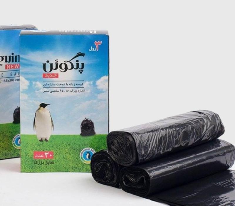 کیسه زباله پنگوئن رول 30 عددی؛ ضخیم (بسته بندی فله) انعطاف پذیر