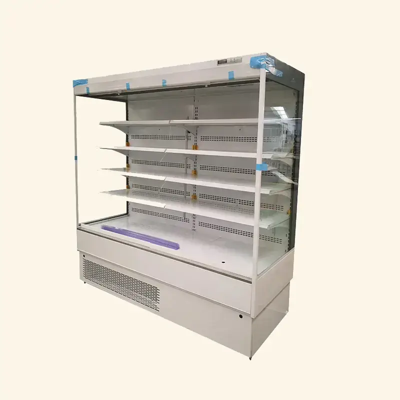 یخچال صنعتی بزرگ؛ افقی ایستاده 2 رنگ طوسی نقره ای