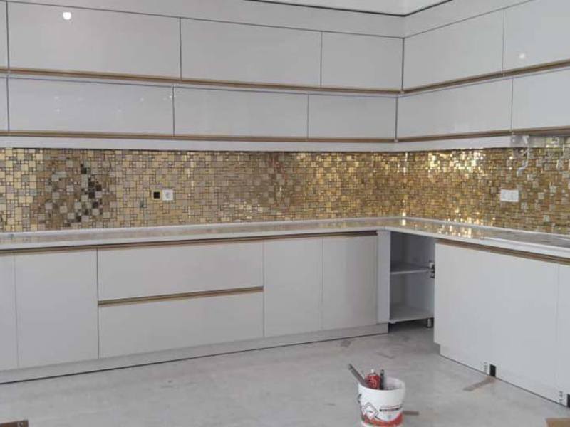 کاشی بین کابینتی کرابن تبریز؛ مربع مستطیل شش ضلعی (35*35) سانتی متری