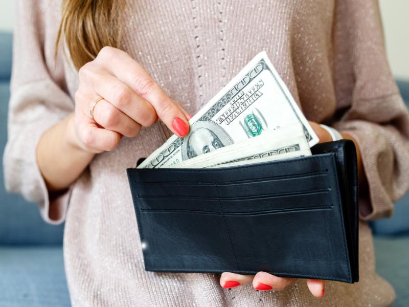 خرید جدیدترین انواع کیف پول چرم فانتزی